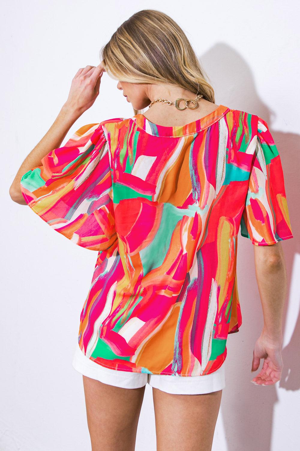 Lean On Me Woven Top from KADOU Boutique