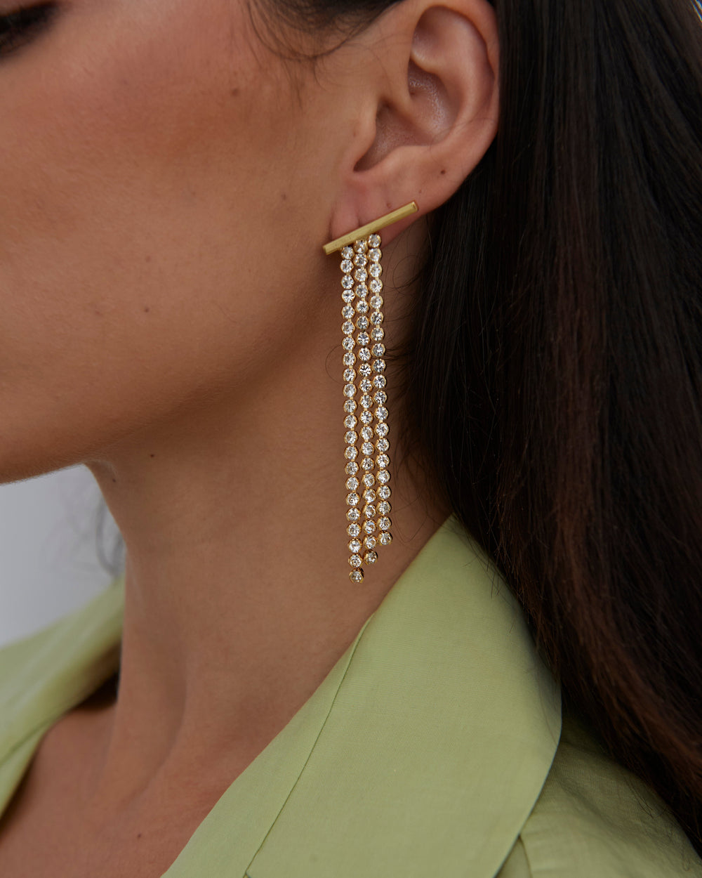 Brooke Dangle Earrings from KADOU Boutique
