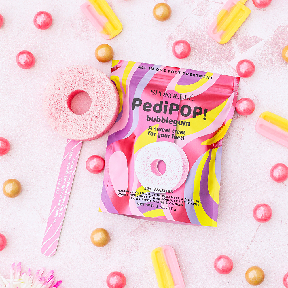 Bubblegum | Pedipop! Pedi Buffer & Nail File from KADOU Boutique