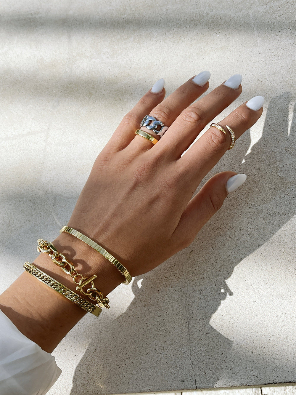 Chain Bangle from KADOU Boutique