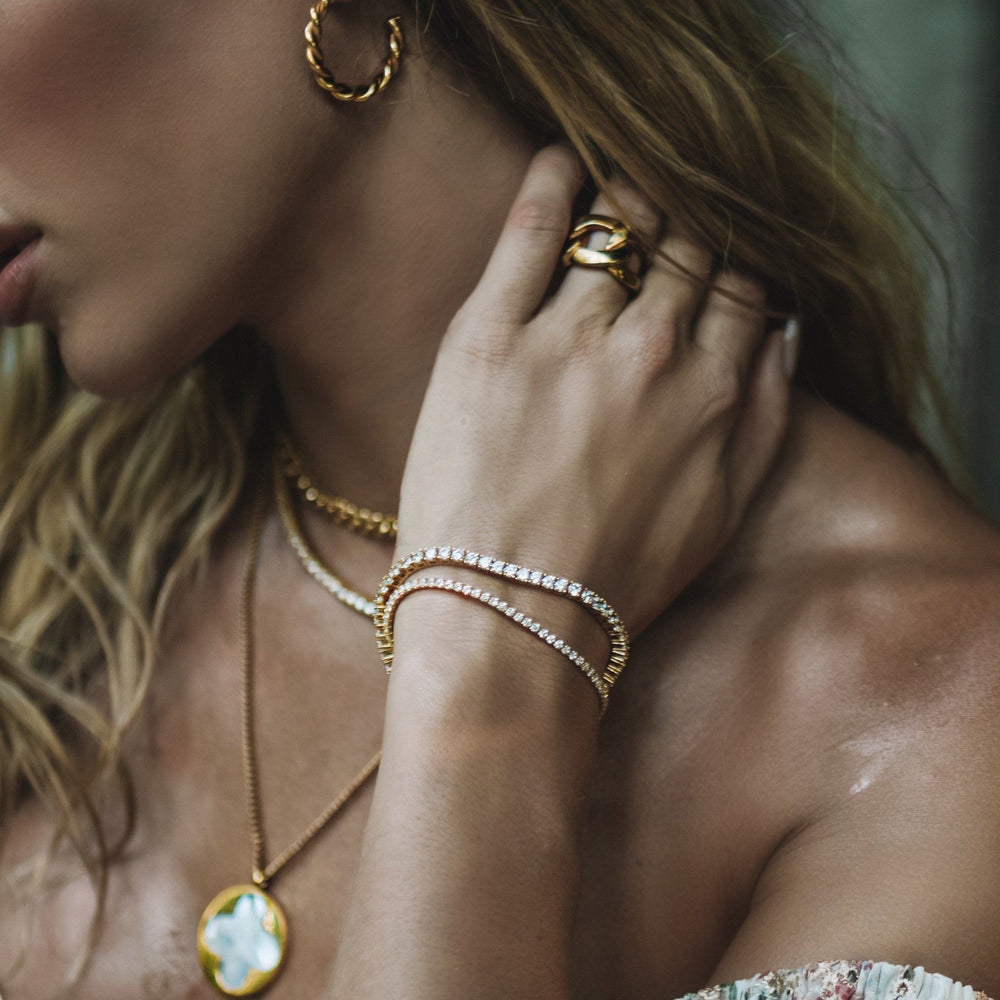 Chloe Tennis Bracelet from KADOU Boutique