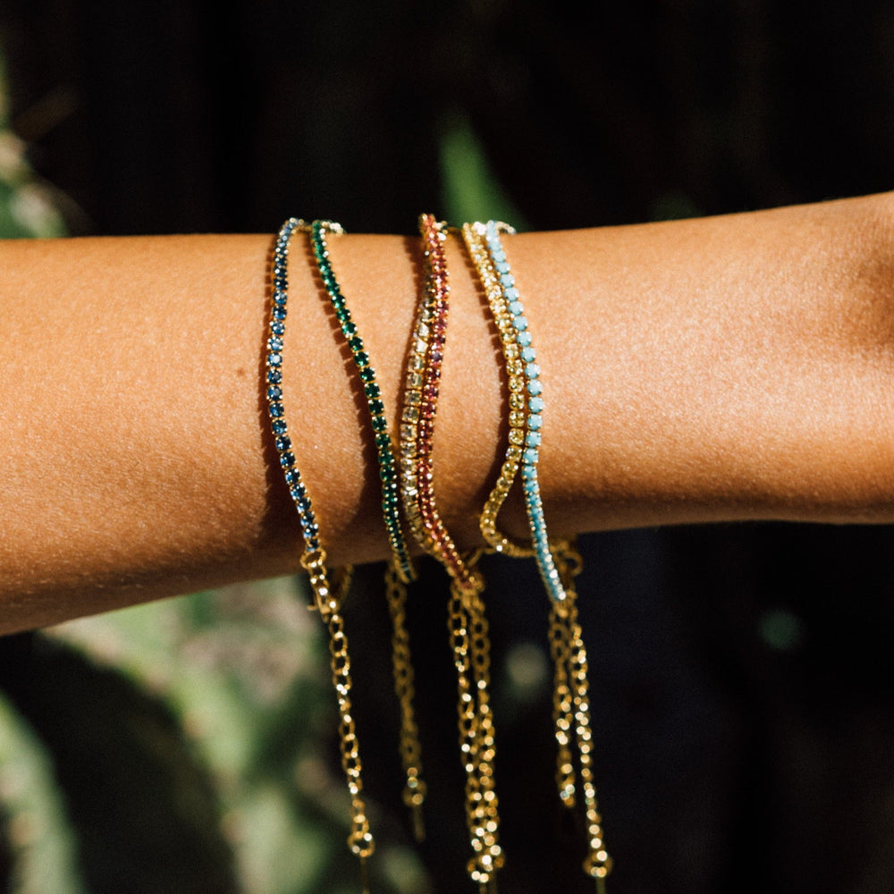 Chloe Tennis Bracelet Canary from KADOU Boutique