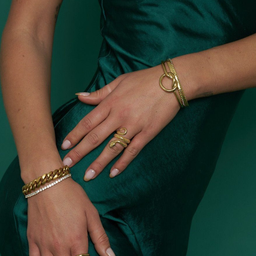Cleo Snake Ring from KADOU Boutique