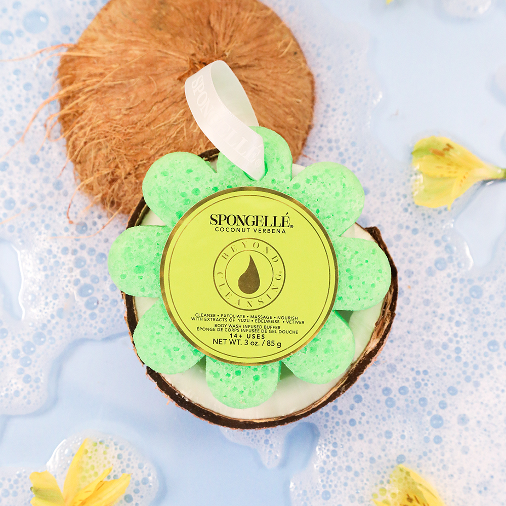 Coconut Verbena | Wild Flower Bath Sponge from KADOU Boutique