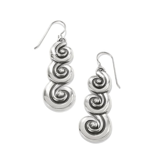 Brighton Contempo Moda Swirl French Wire Earrings