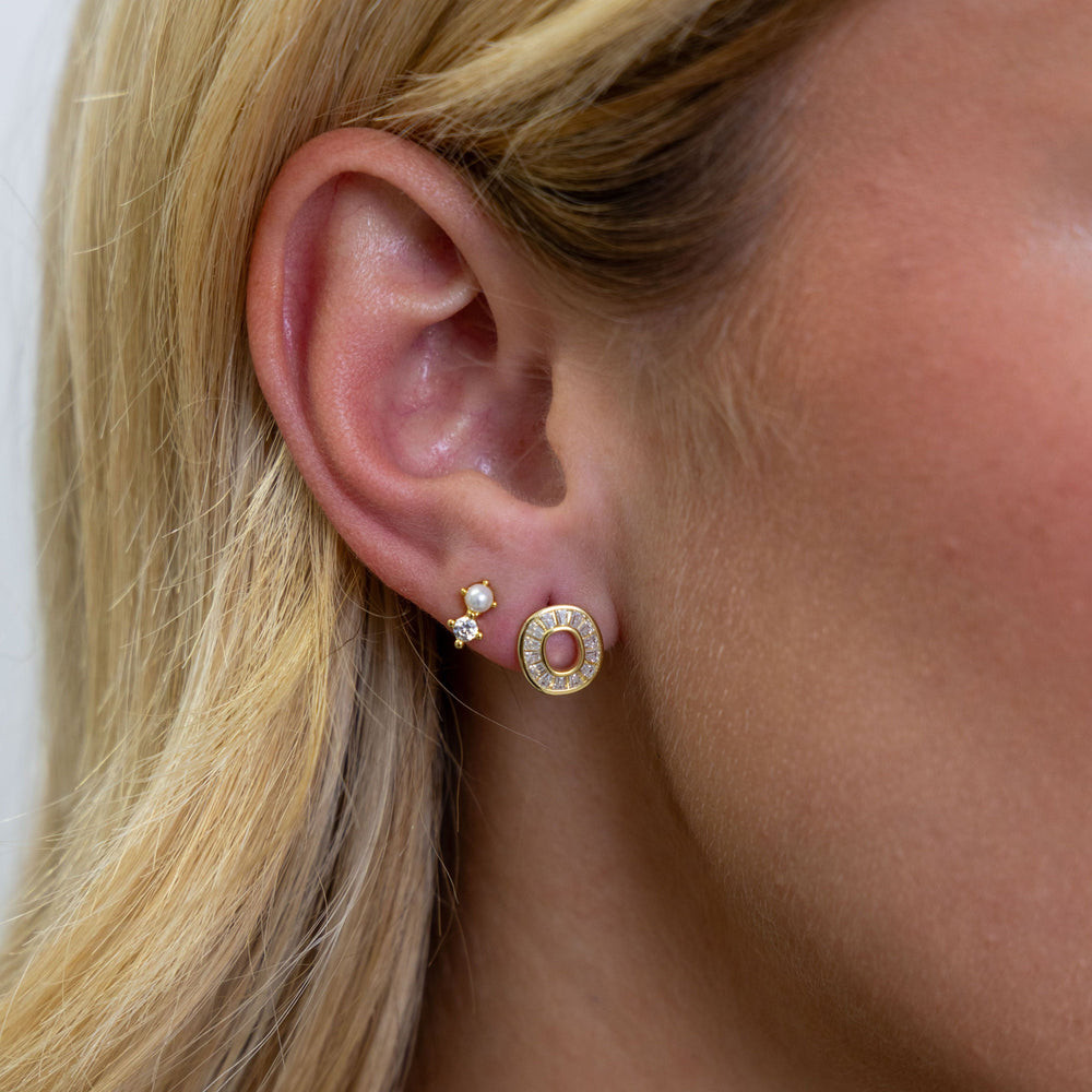 Cz Eternity Studs from KADOU Boutique
