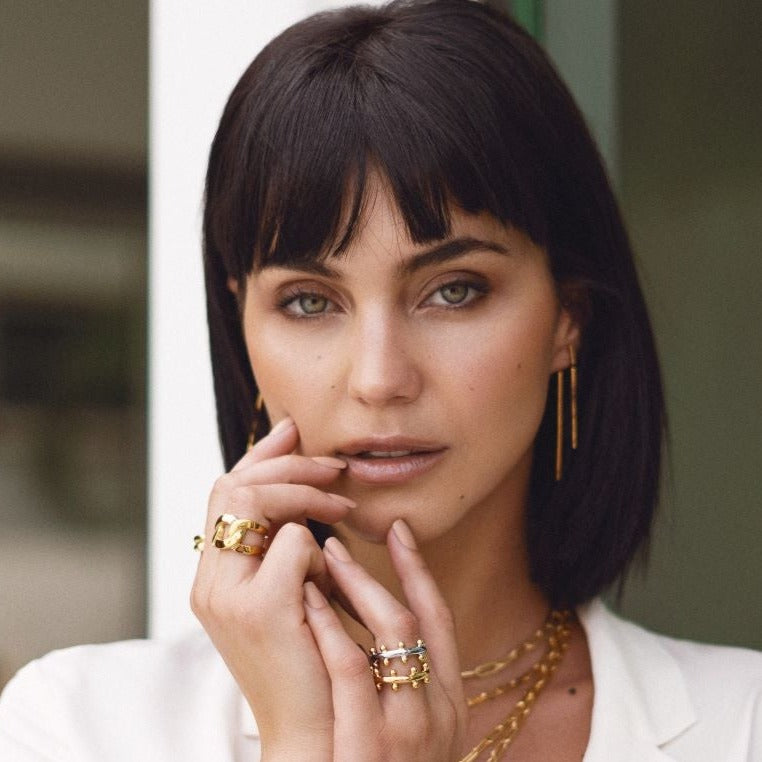 Double Bar Earring from KADOU Boutique