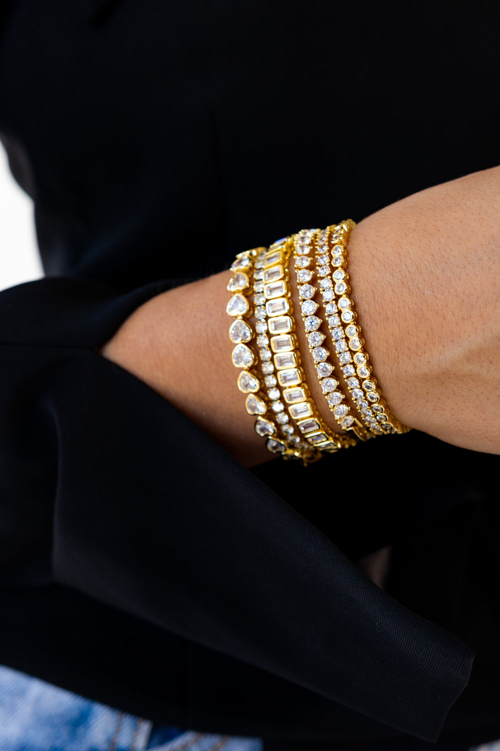 Ella Tennis Bracelet from KADOU Boutique