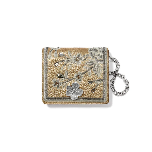 Brighton Everbloom Shimmer Small Wallet - Gold