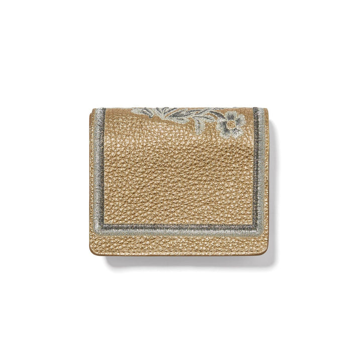 Brighton Everbloom Shimmer Small Wallet - Gold