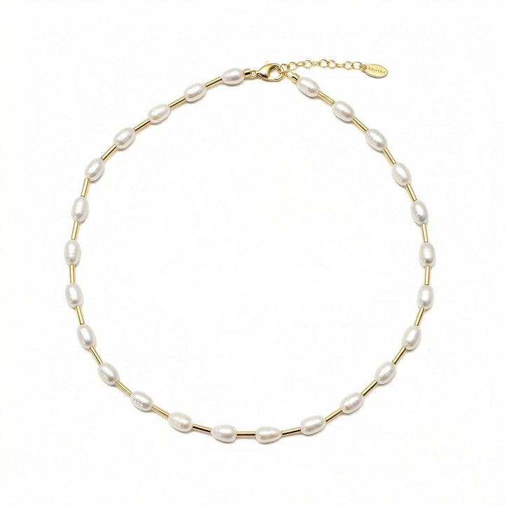 Eliana Pearl Necklace from KADOU Boutique