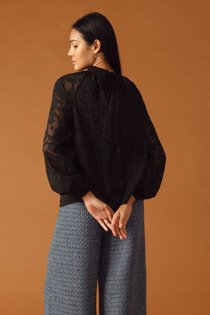 Textured Woven Top
