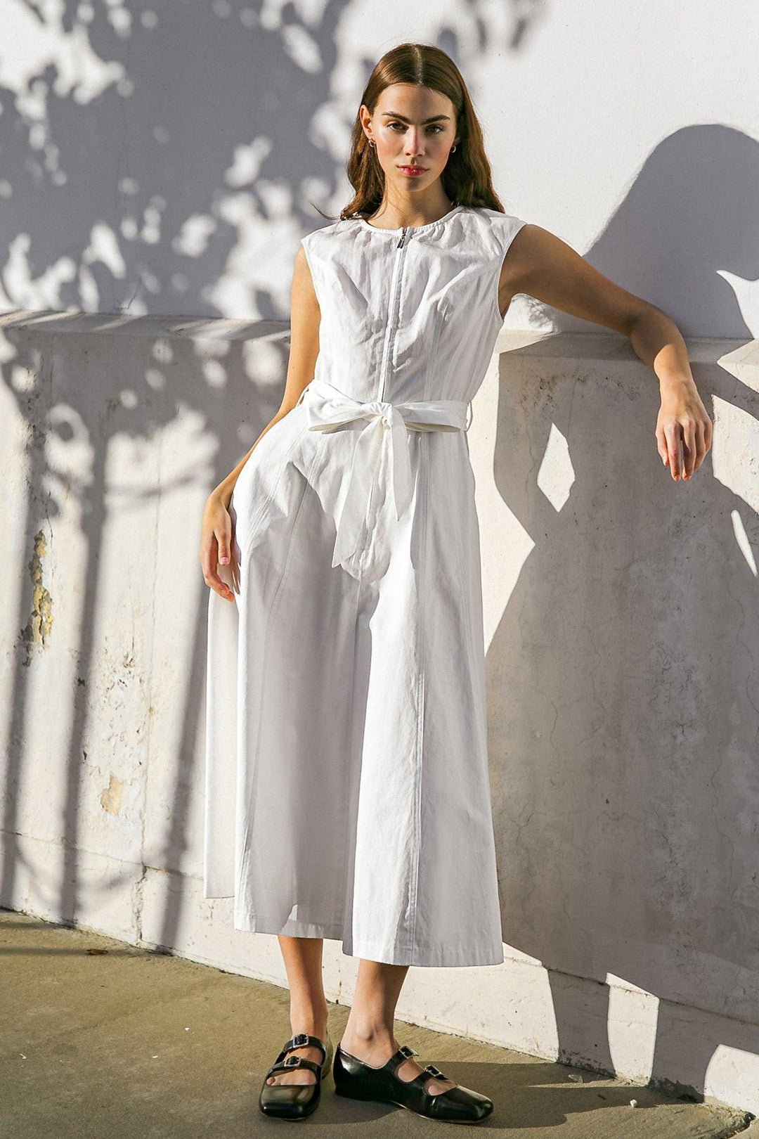 Delicate Dreams Woven Midi Dress from KADOU Boutique