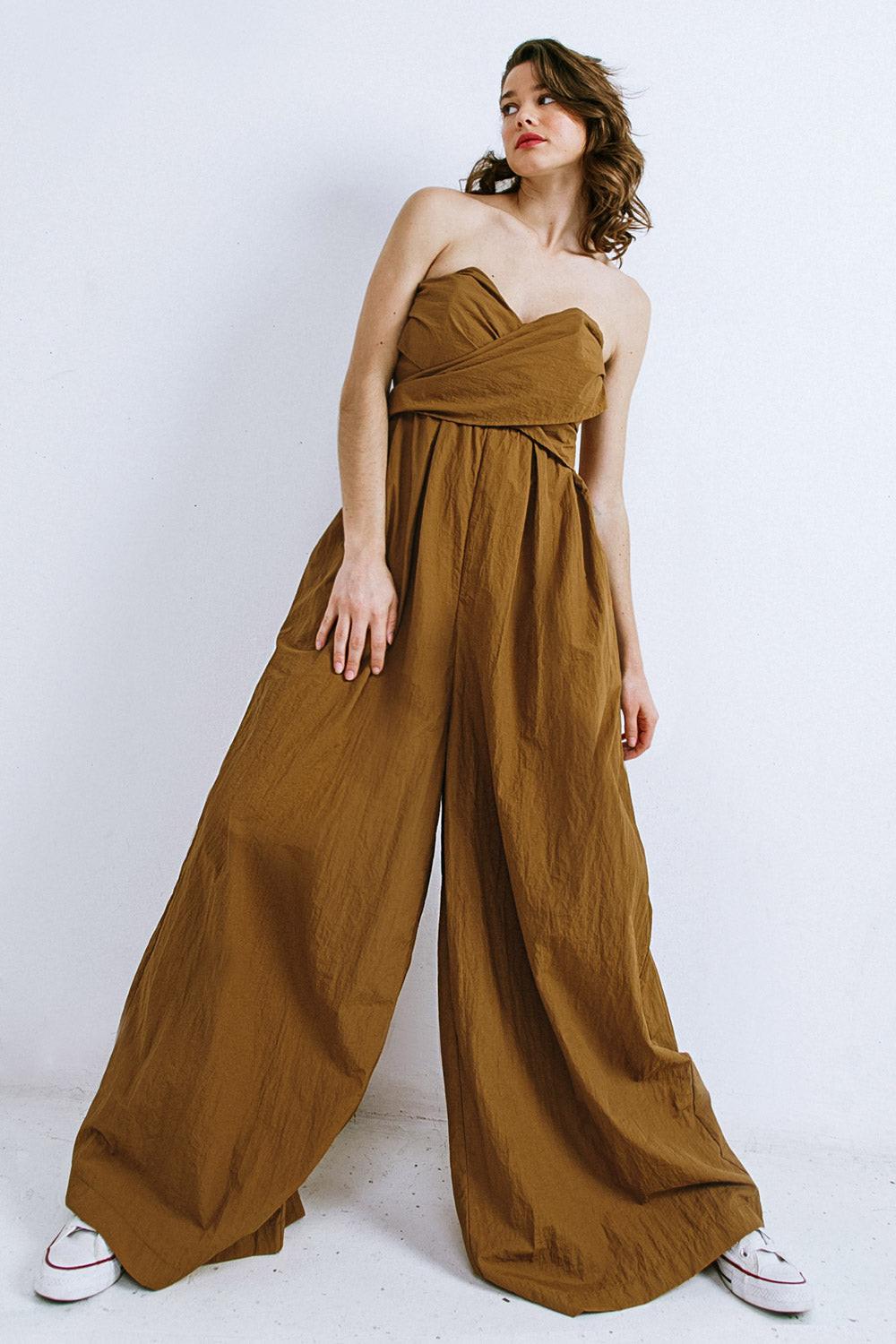 Think About Me Woven Jumpsuit from KADOU Boutique