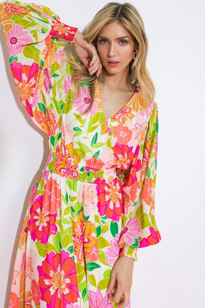 Heading Uptown Woven Maxi Dress from KADOU Boutique