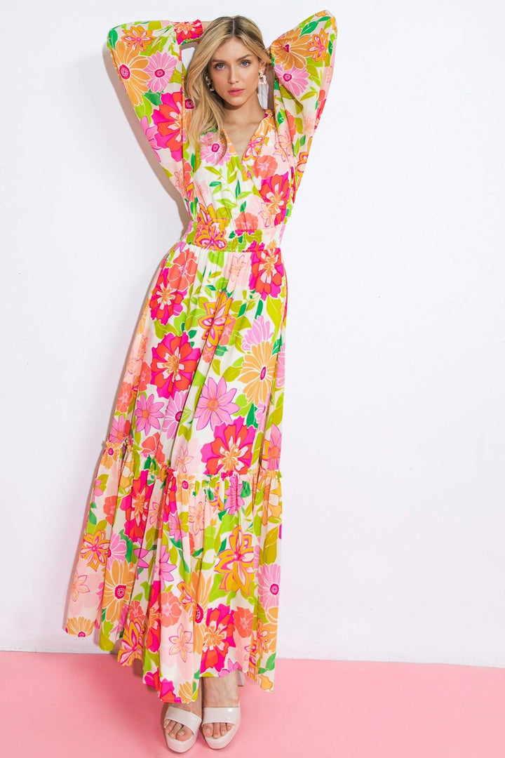 Heading Uptown Woven Maxi Dress from KADOU Boutique