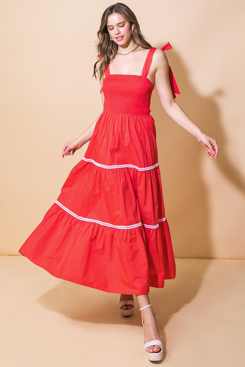 Better Than Ever Poplin Midi Dress from KADOU Boutique