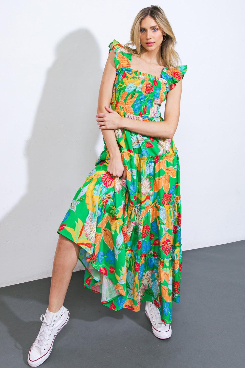 Beach Dates Woven Maxi Dress from KADOU Boutique