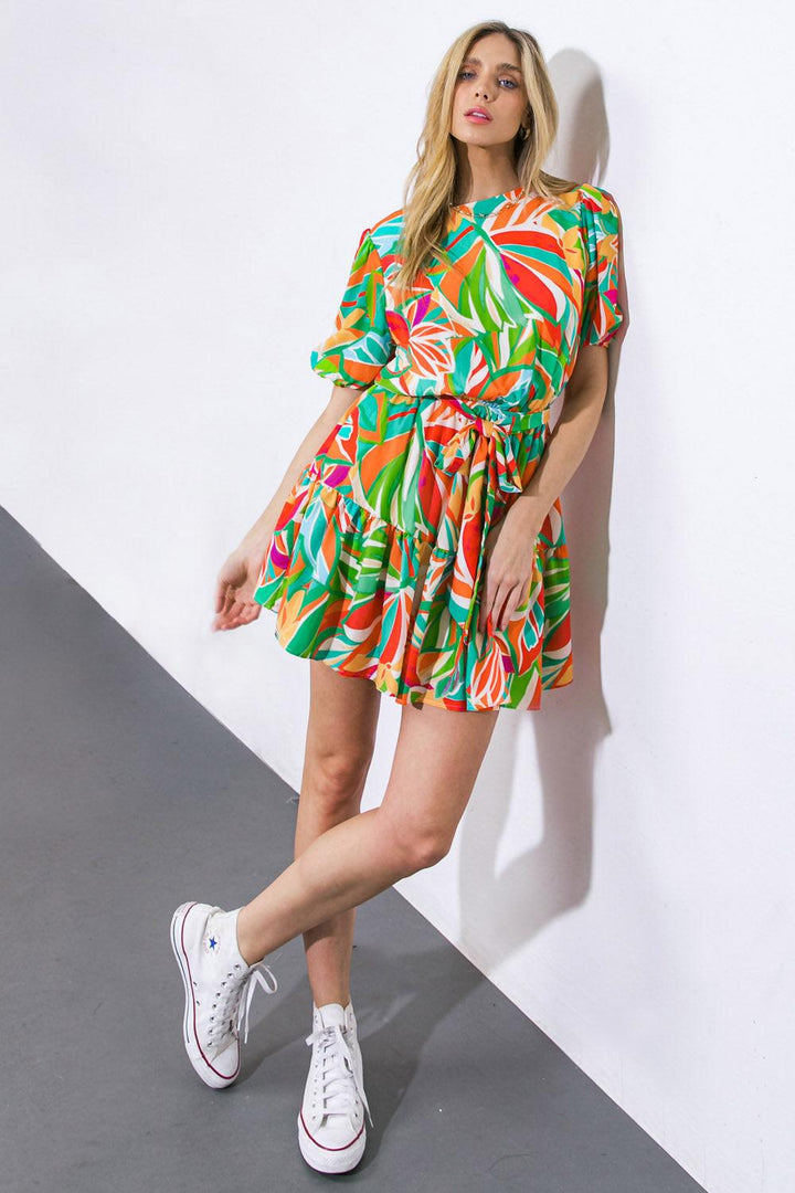 Time To Start Woven Mini Dress from KADOU Boutique