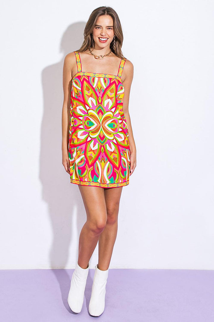 Best of Days Woven Mini Dress from KADOU Boutique