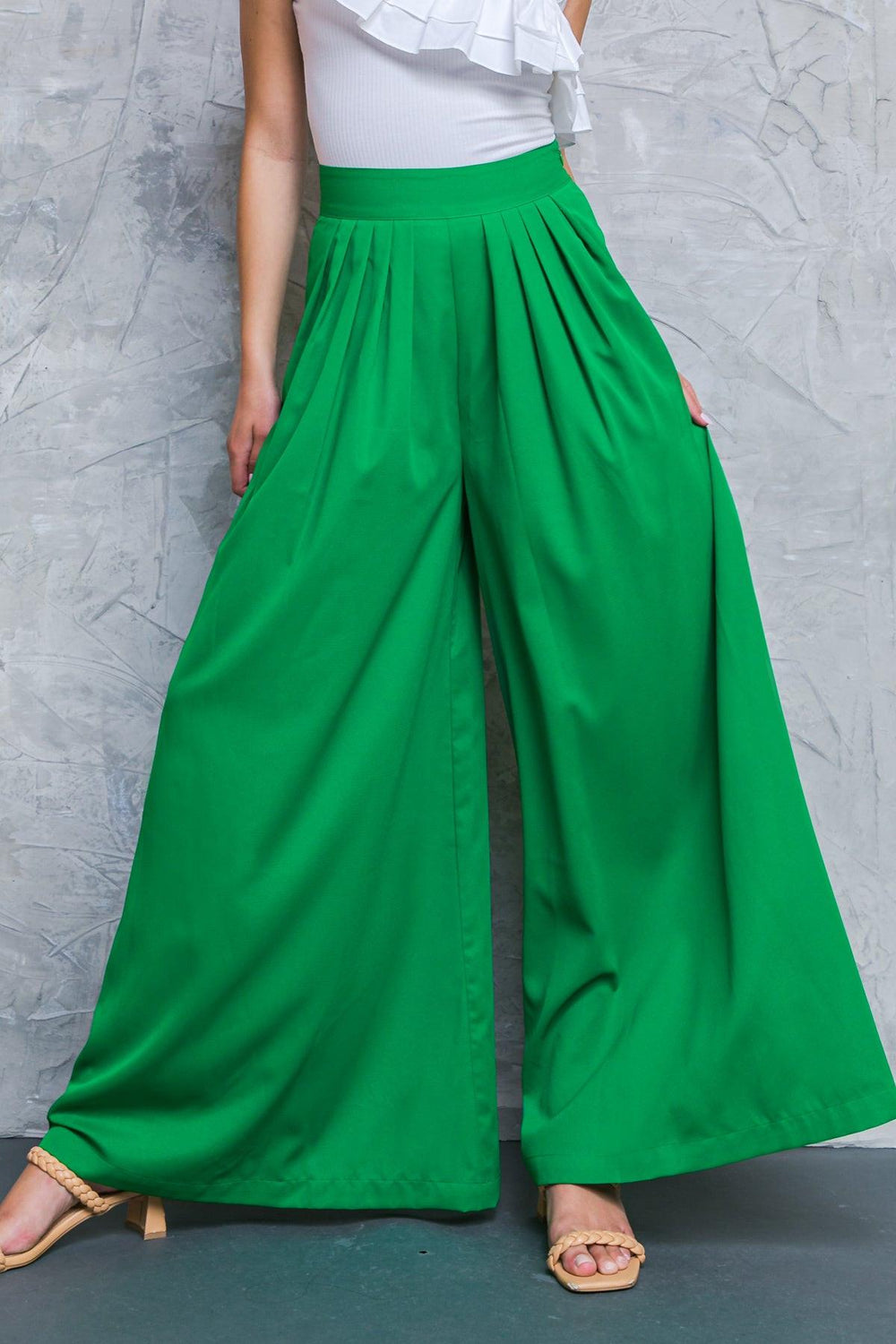 At the Wishing Well Woven Pants from KADOU Boutique