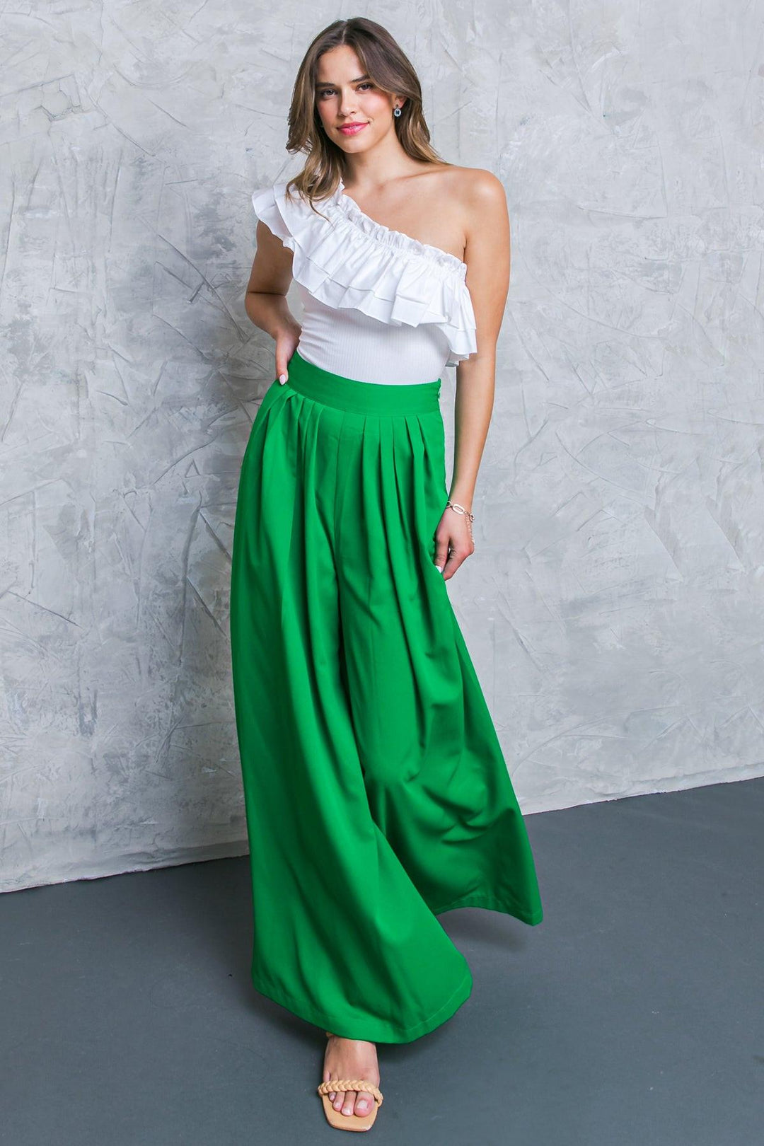 At the Wishing Well Woven Pants from KADOU Boutique
