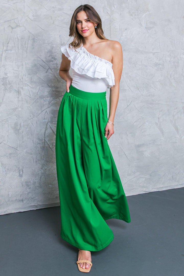 At the Wishing Well Woven Pants from KADOU Boutique