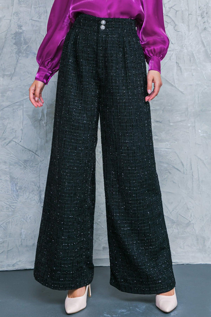 Always Praiseworthy Tweed Pants from KADOU Boutique