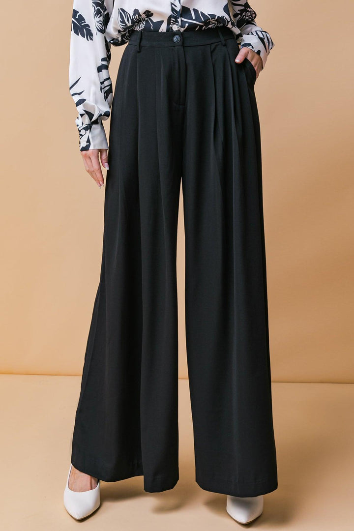Throw It Back Woven Pants from KADOU Boutique