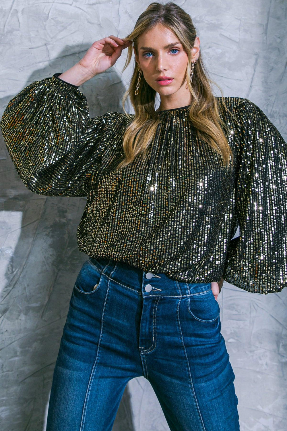 Hope You Remember Sequin Top from KADOU Boutique