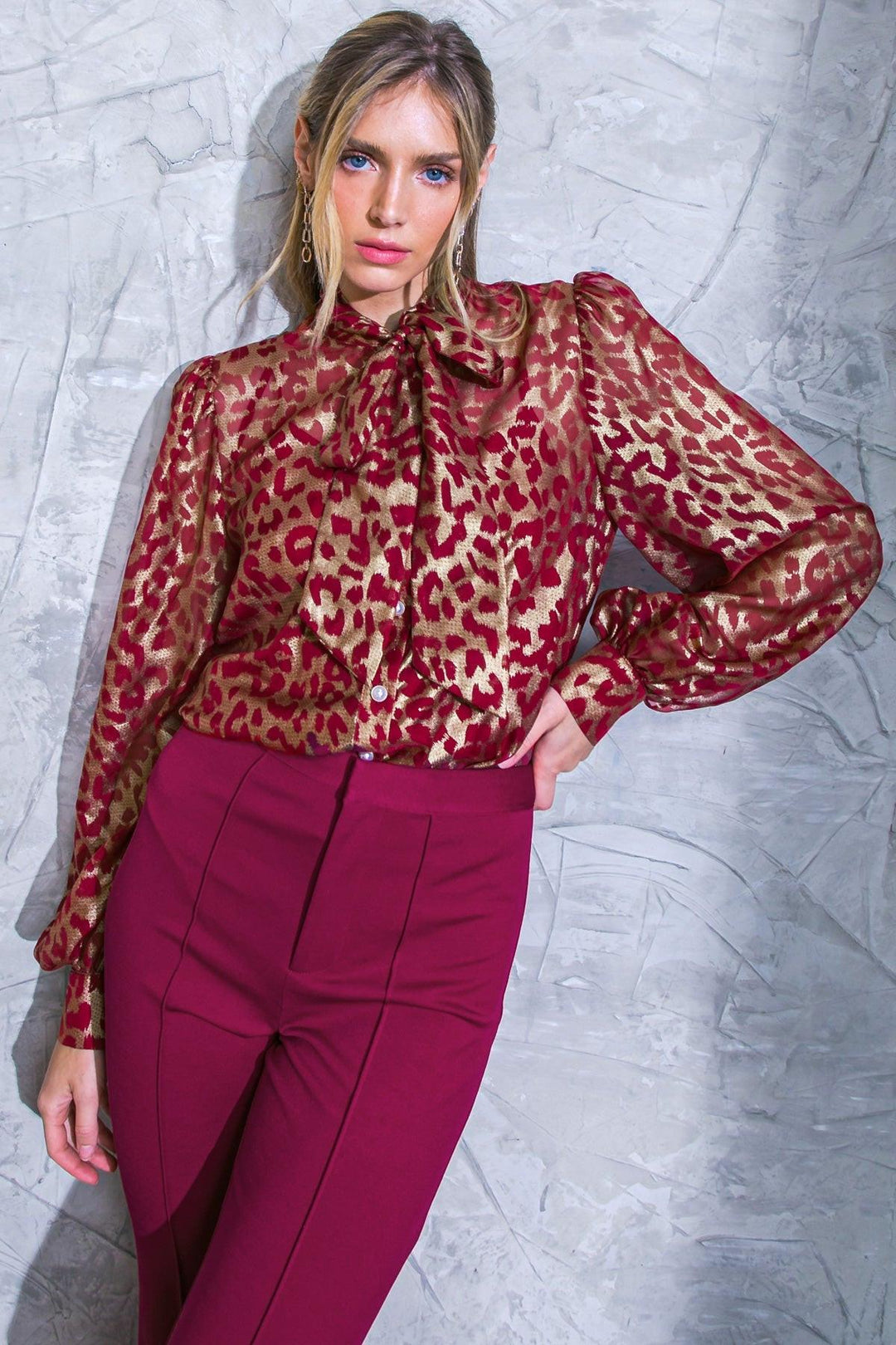 Beyond Compare Semi Sheer Blouse from KADOU Boutique