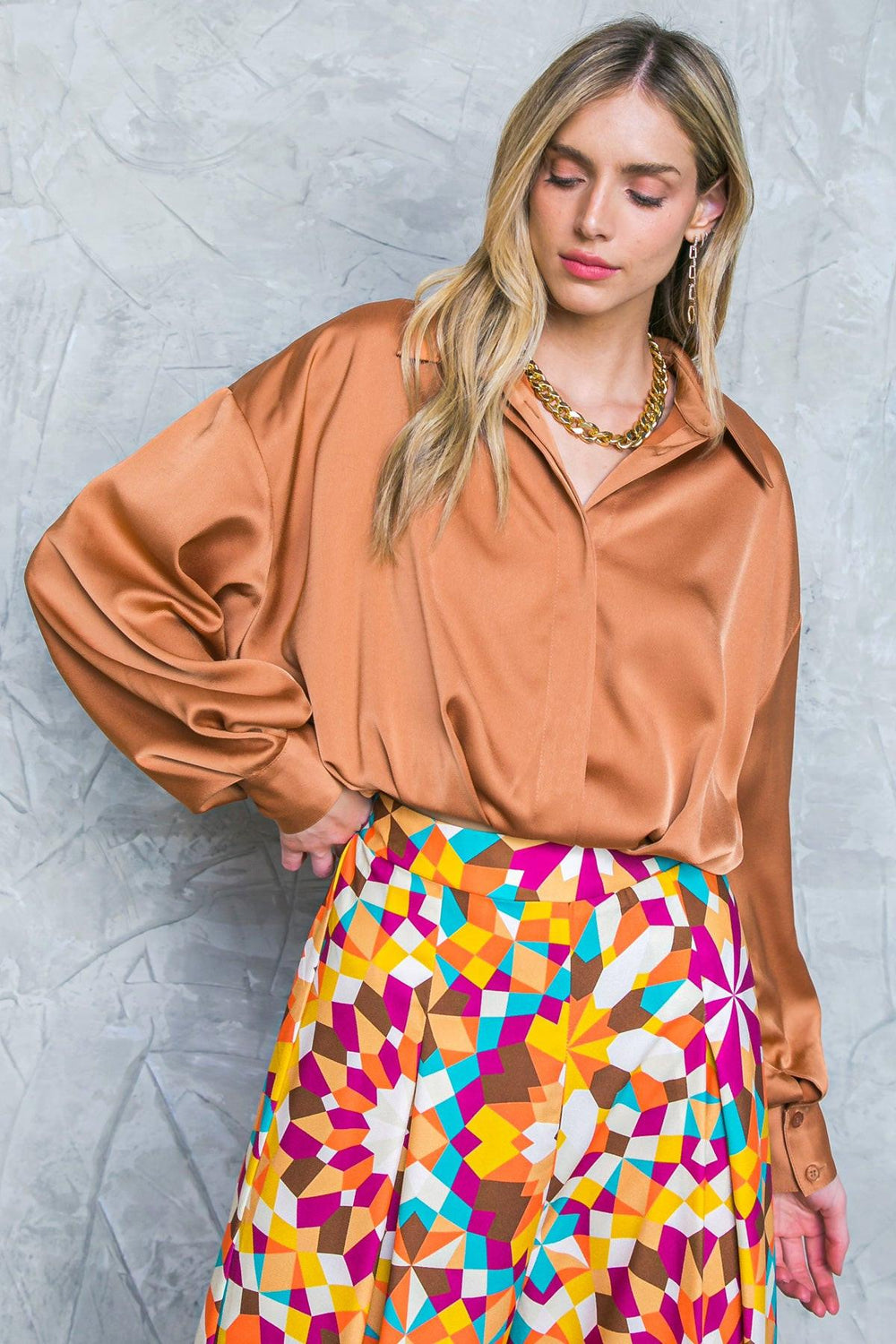 Graceful Movements Woven Top from KADOU Boutique