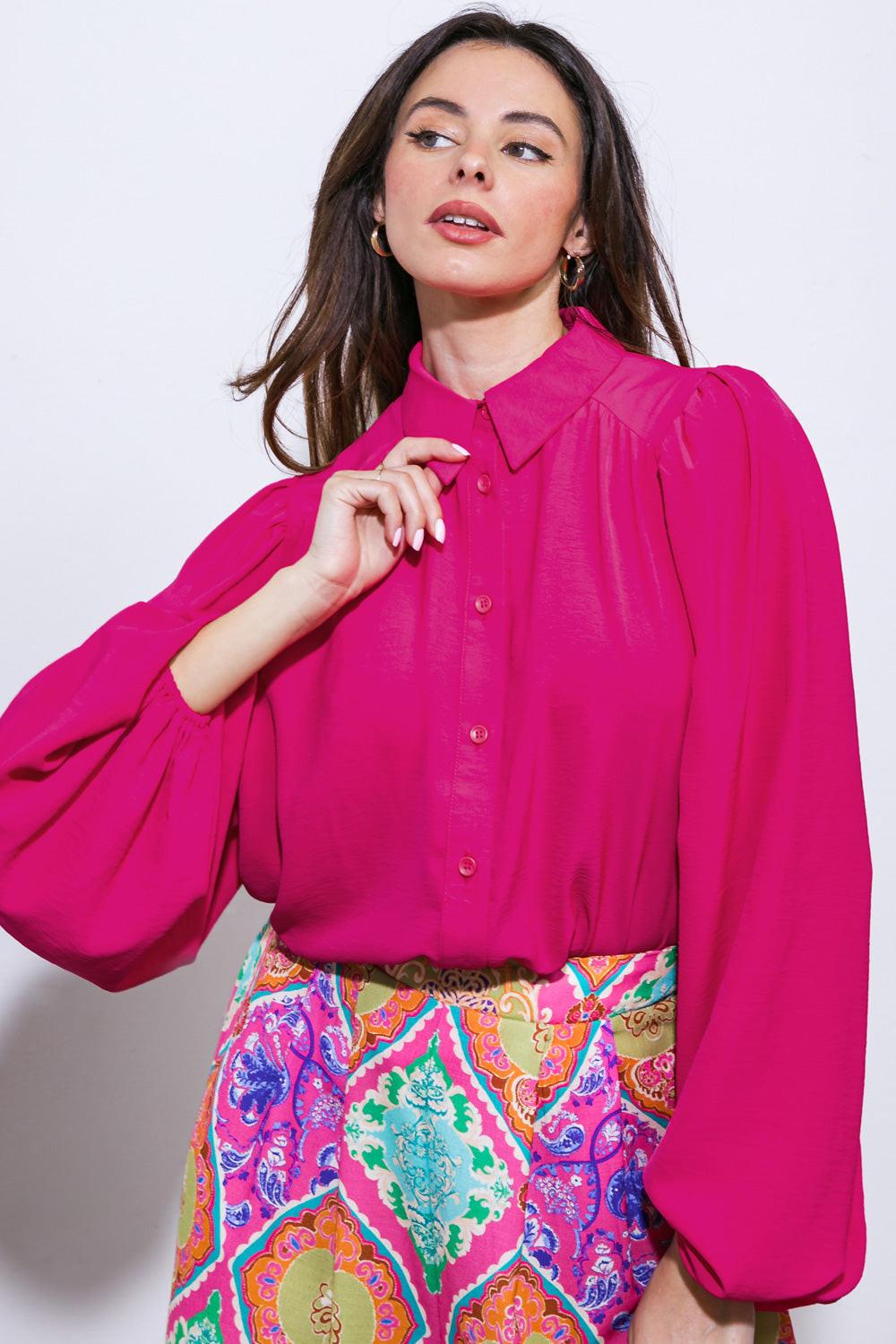 Comfortable Charm Woven Top from KADOU Boutique