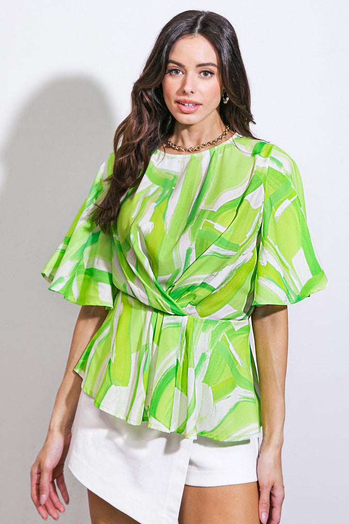 Easy to Say Woven Top from KADOU Boutique