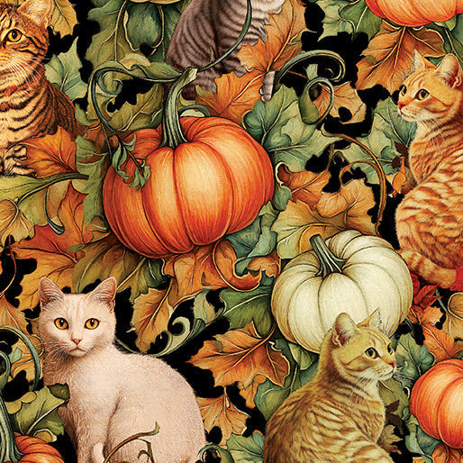 Cats &amp; Pumpkins A-line Skirt