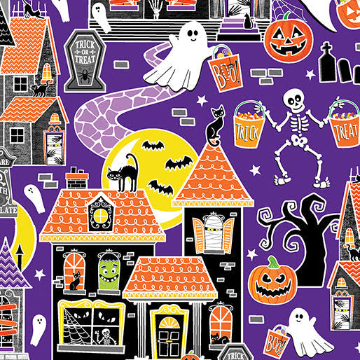 Glow in the Dark Haunted House Fit &amp; Flare Dress
