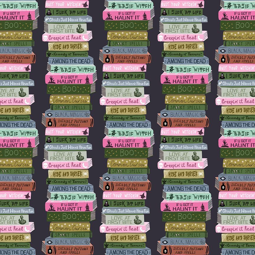 Haunted Book Stacks Vintage Dress from KADOU Boutique
