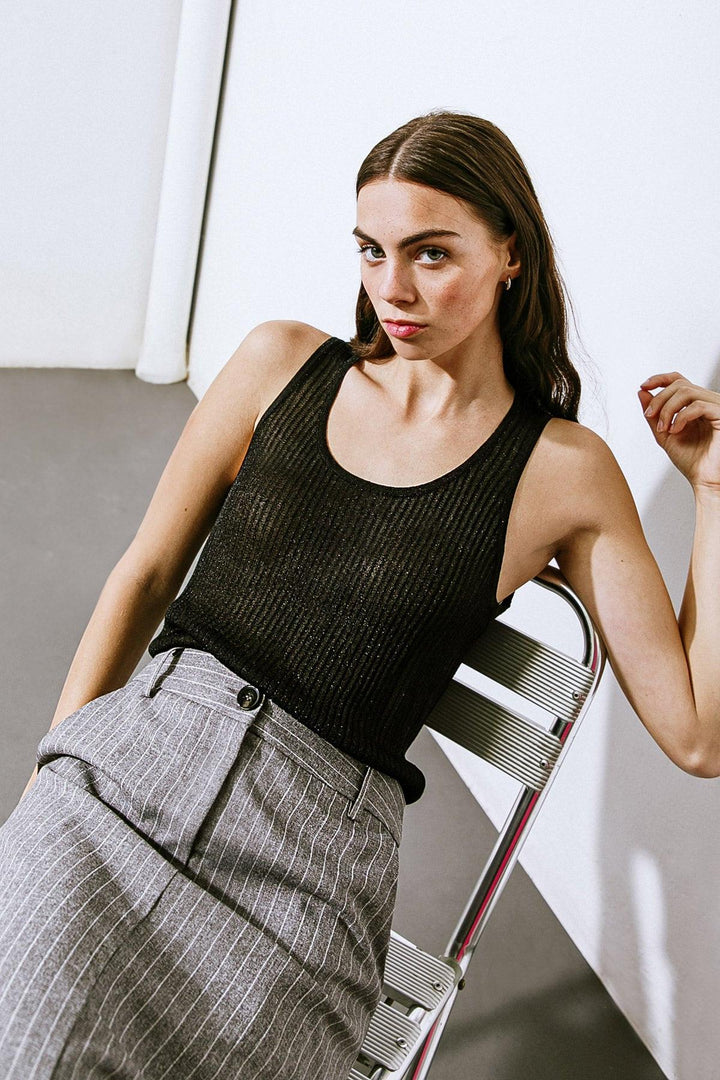 Blissful Love Woven Tank Top from KADOU Boutique