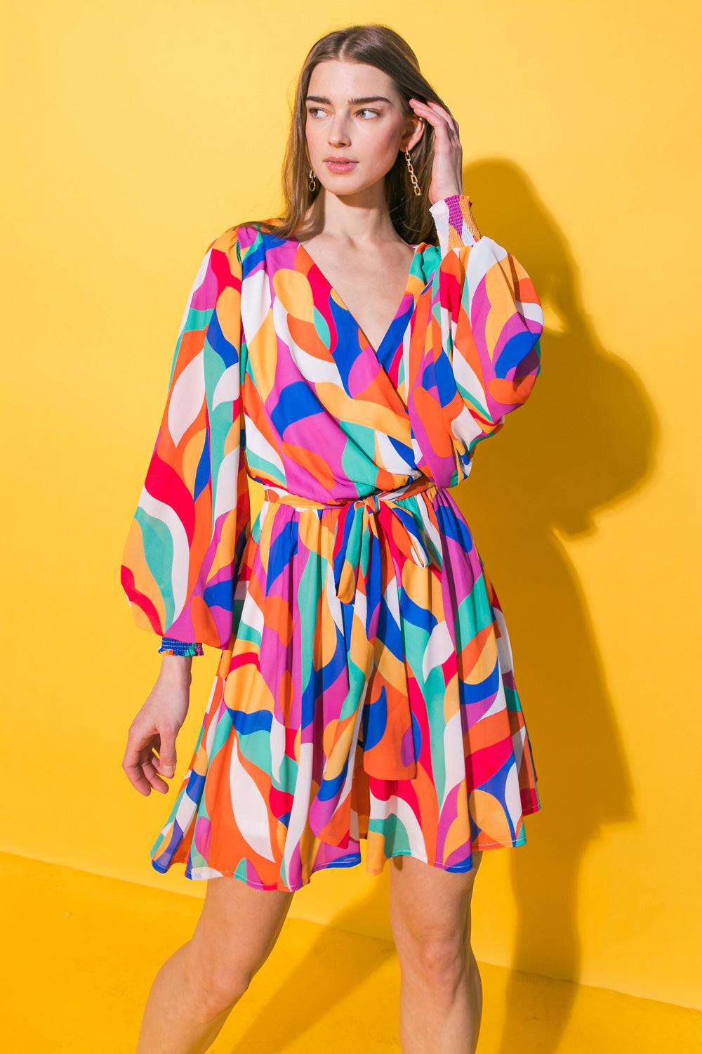 Boston Get Away Woven Mini Dress from KADOU Boutique