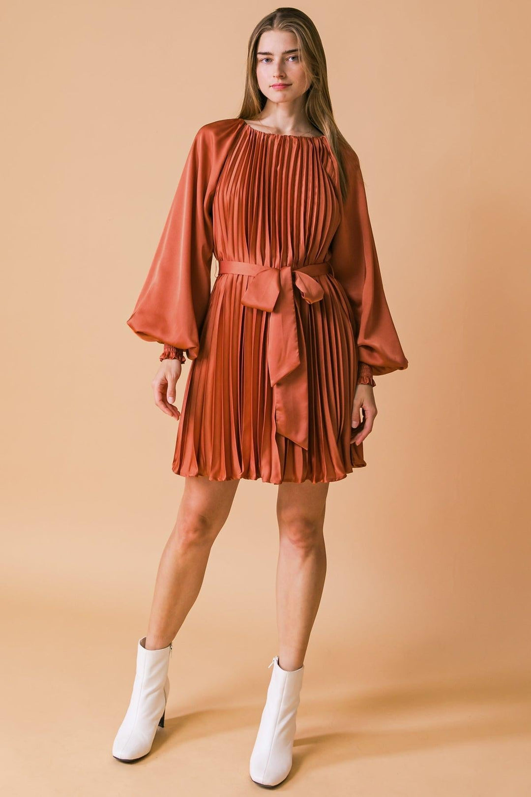 Game Changer Woven Mini Dress from KADOU Boutique