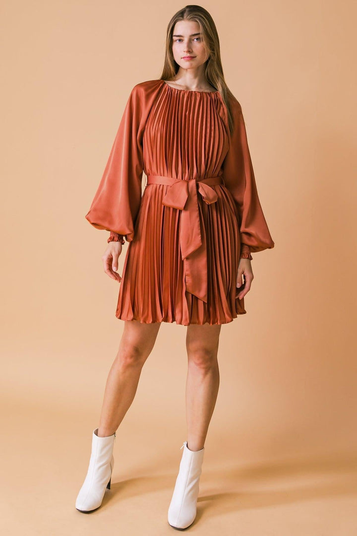 Game Changer Woven Mini Dress from KADOU Boutique