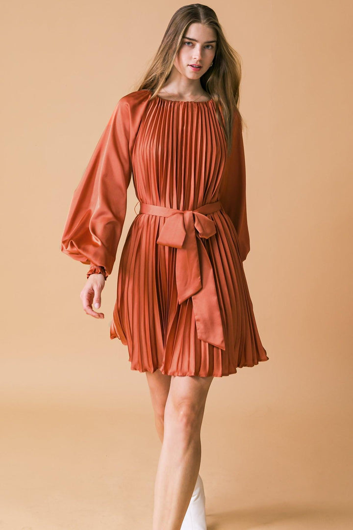 Game Changer Woven Mini Dress from KADOU Boutique