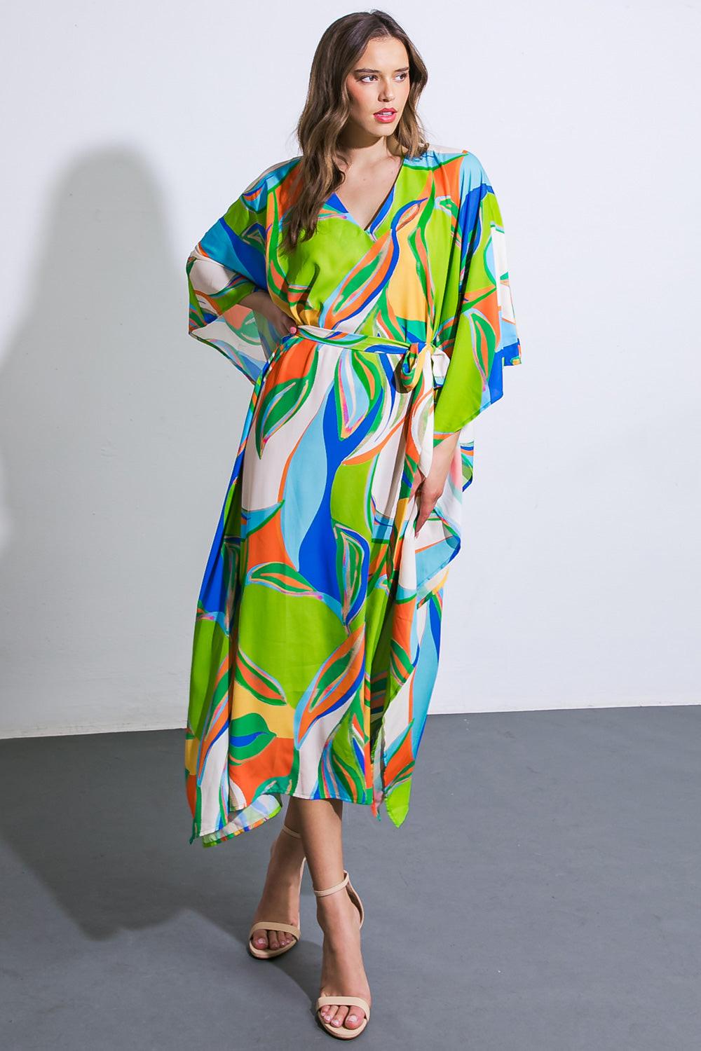 A Beautiful Sight Woven Kaftan Dress from KADOU Boutique
