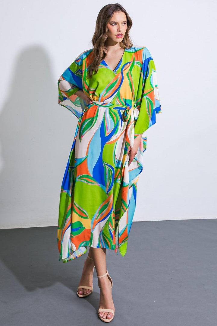 A Beautiful Sight Woven Kaftan Dress from KADOU Boutique