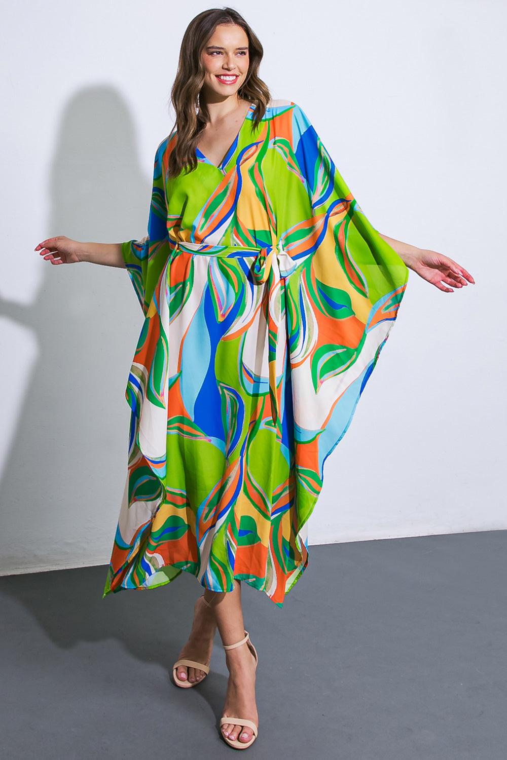 A Beautiful Sight Woven Kaftan Dress from KADOU Boutique