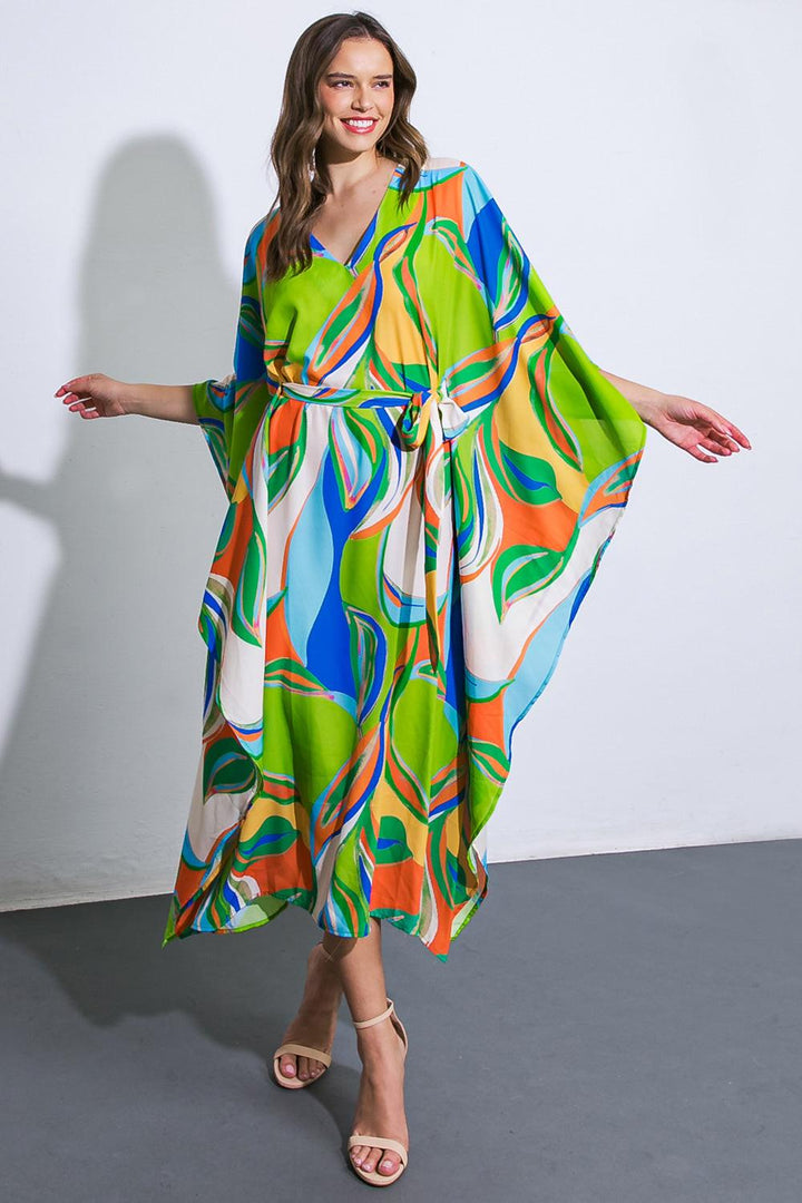A Beautiful Sight Woven Kaftan Dress from KADOU Boutique