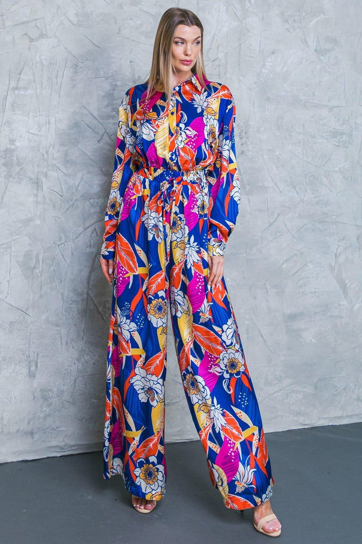 Blooming Hope Woven Jumpsuit from KADOU Boutique
