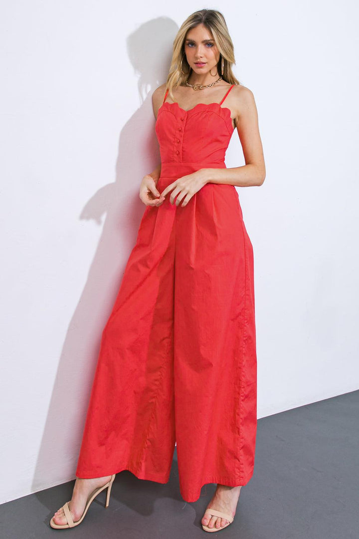 A Beautiful Feeling Woven Jumpsuit from KADOU Boutique