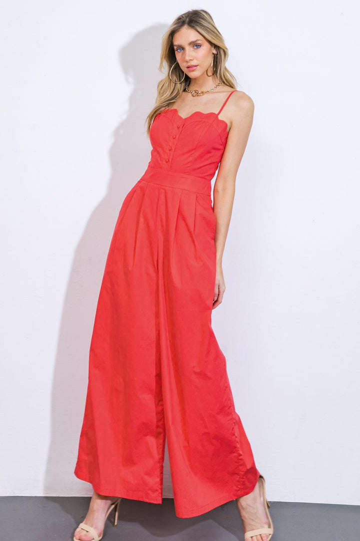 A Beautiful Feeling Woven Jumpsuit from KADOU Boutique