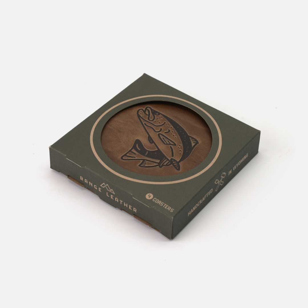 Americana Trout Coasters